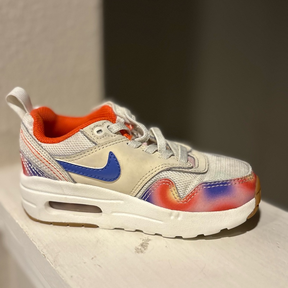 Nike Air Max 1 SE GS 'Everything You Need" FN7286-100 White Blue Youth Boys 9C - Picture 5 of 9